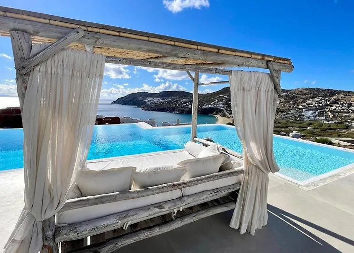 Walk Kalo Livadi With Pool And Hot Tub By Calypso Sunset *