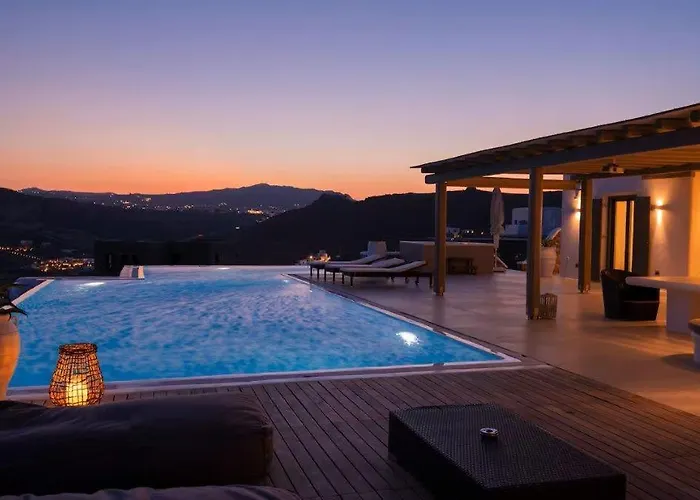 Walk Kalo Livadi With Pool And Hot Tub By Calypso Sunset *