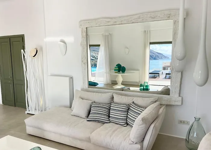 Villa Walk Kalo Livadi With Pool And Hot Tub By Calypso Sunset Panormos (Mykonos)