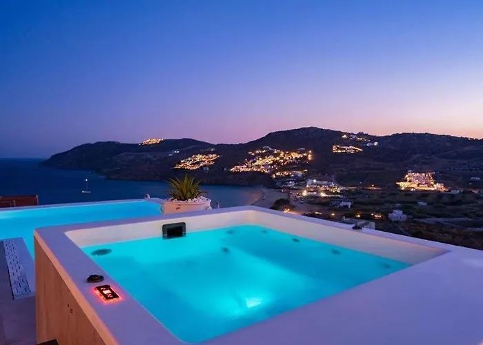 וילה Walk Kalo Livadi With Pool And Hot Tub By Calypso Sunset