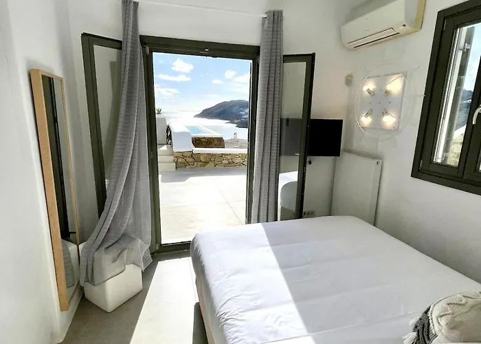 Villa Walk Kalo Livadi With Pool And Hot Tub By Calypso Sunset *